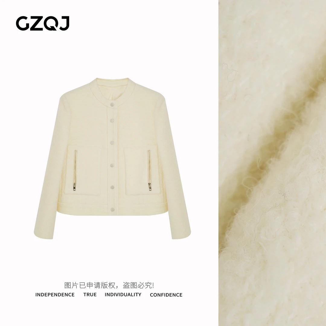 老琴私服【梦回赫本】原创设计气质显瘦小香风圆领短外套上衣女1441