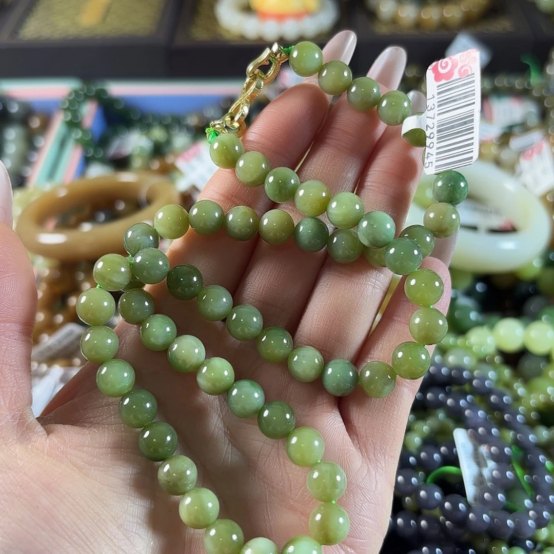 和田玉未镶嵌手链212