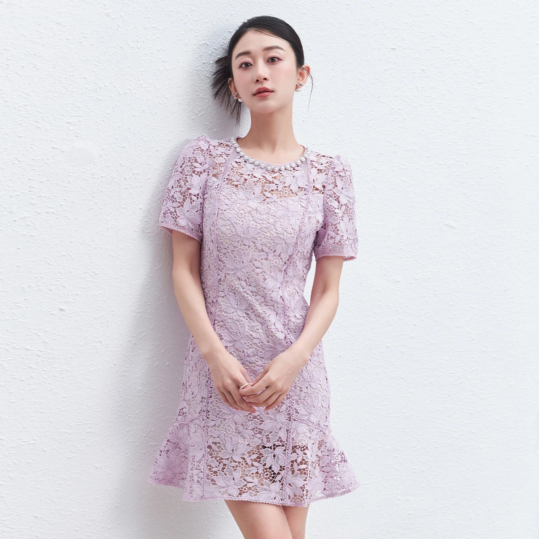 【黄蓉推荐】EVA OUXIU/伊华欧秀鱼尾裙T52AQ5883