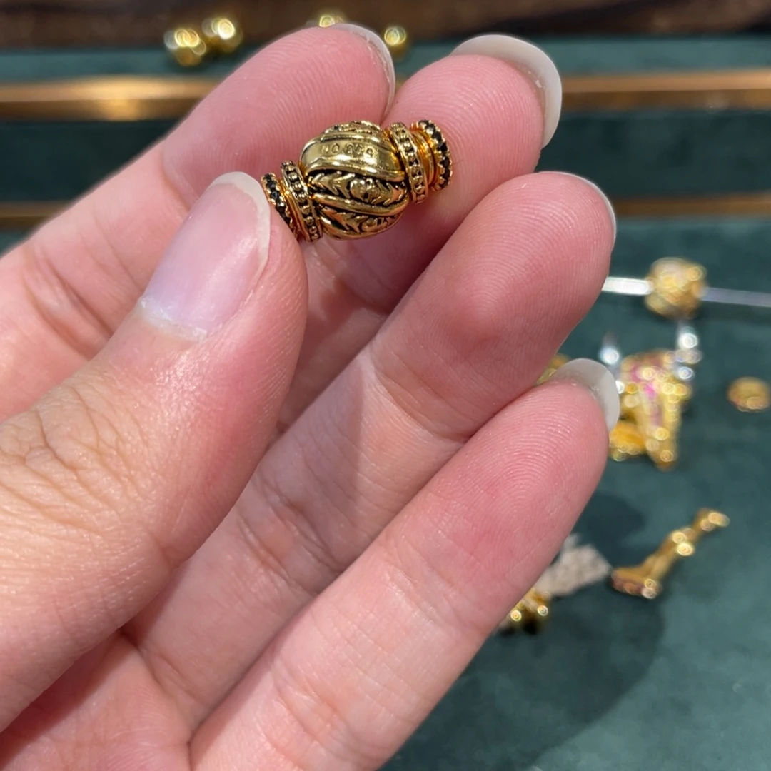 10黑金凯旋珠，黑钻6片轴