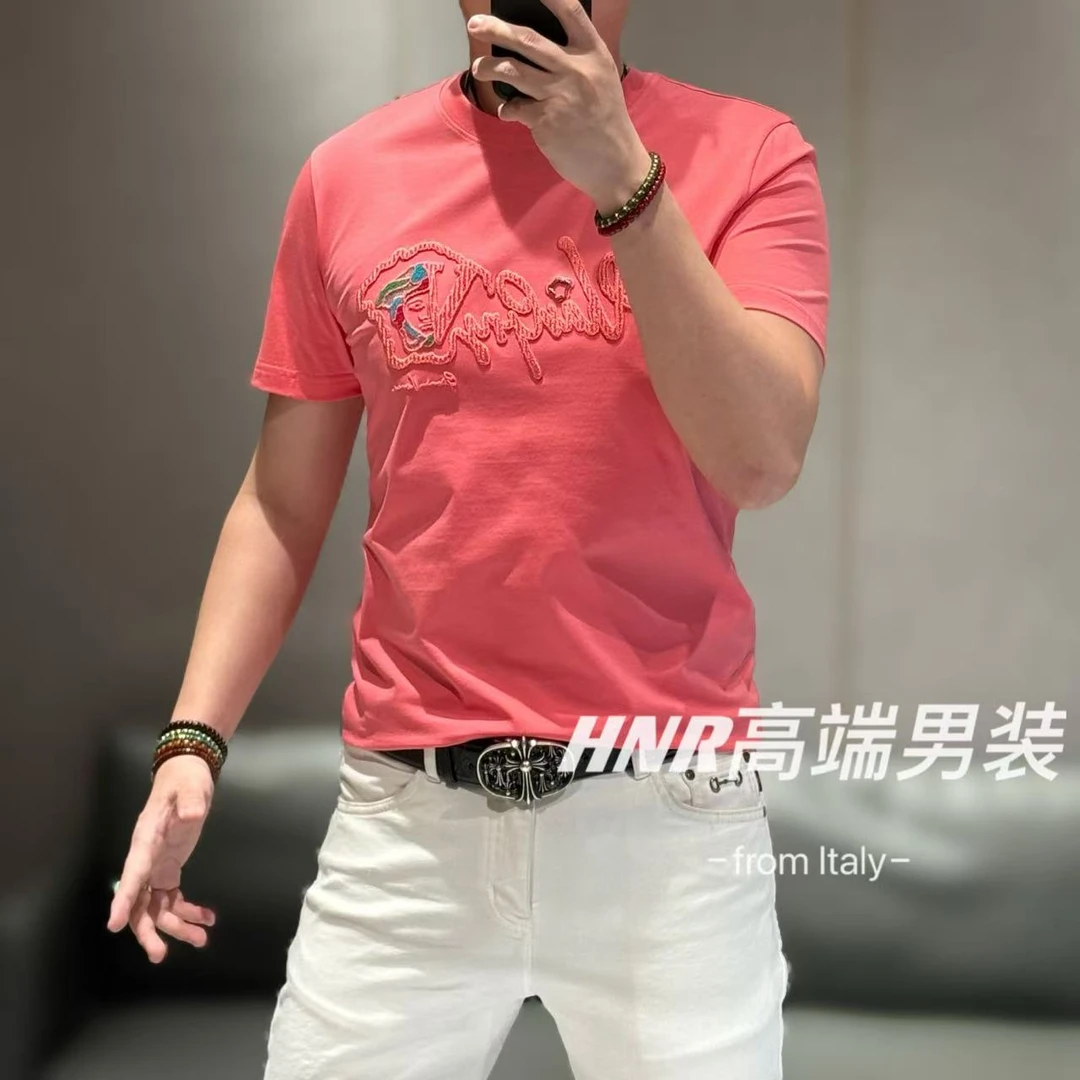 【雷迪·凯奇】品牌高精密度立体雕花刺绣美杜莎T恤7818