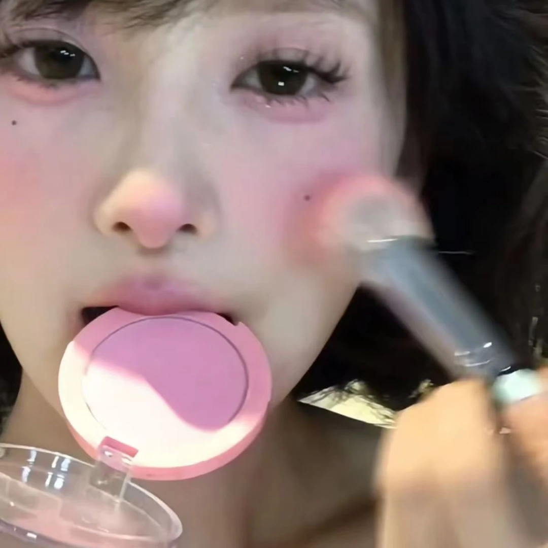 腮红天菜!单色哑光腮红粉质细腻显色自然裸妆修容韩系嫩妹胭脂女