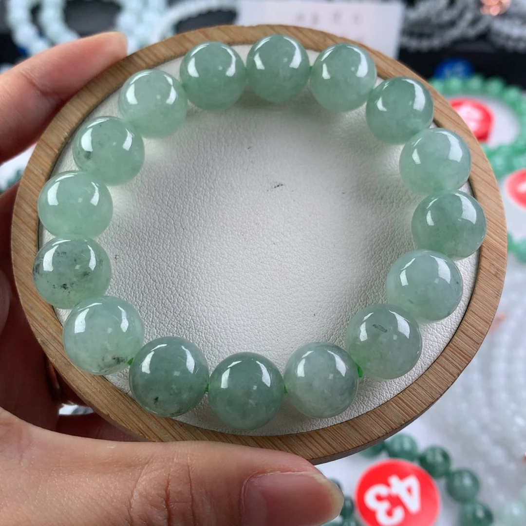 翡翠手链未镶嵌卡13.5