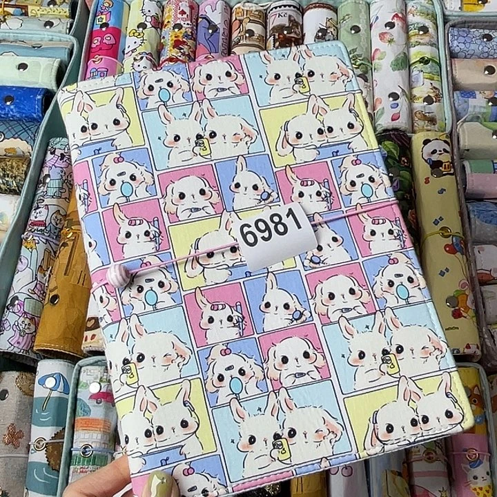 织绣A5活页不送纸6981