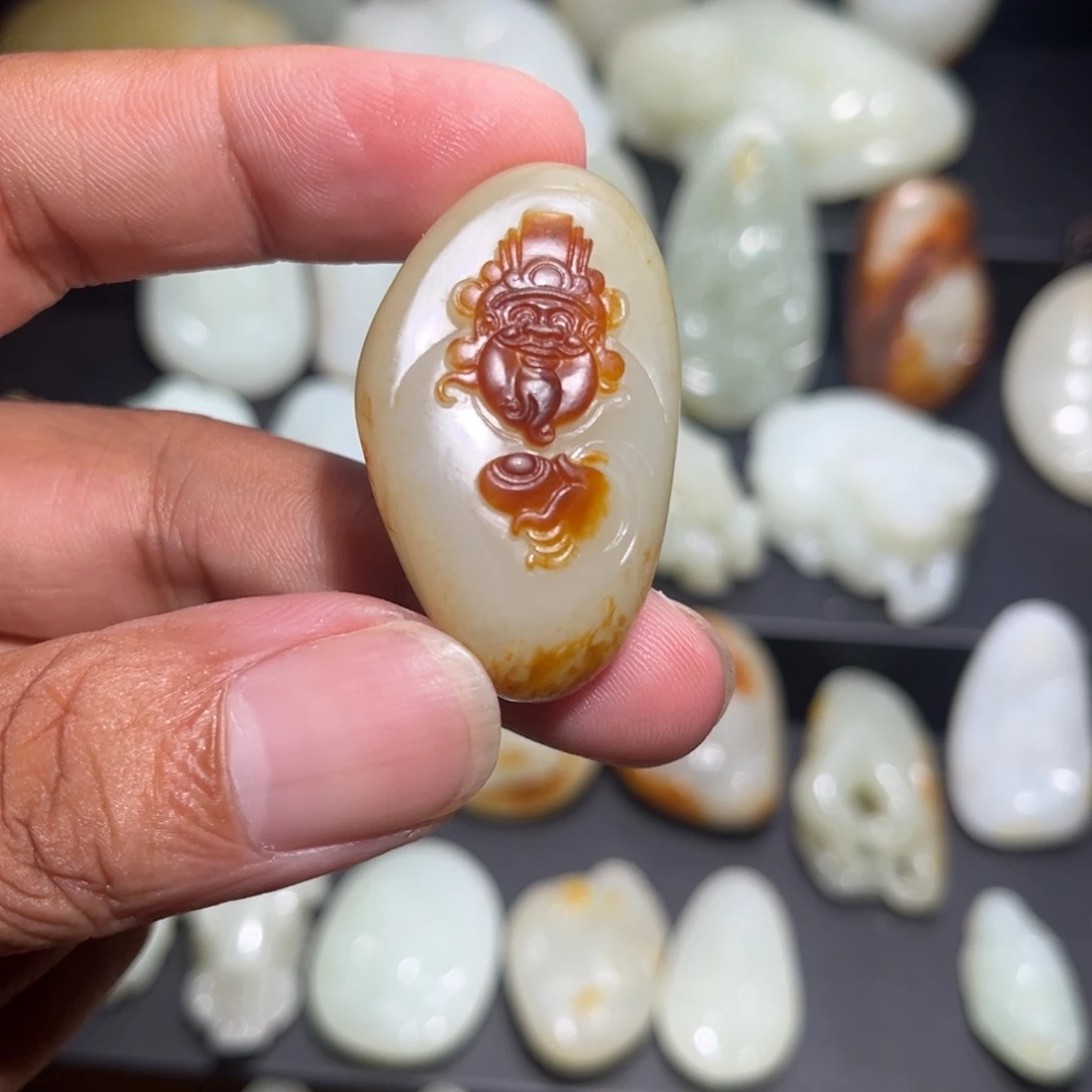 g***s未镶嵌和田玉挂件