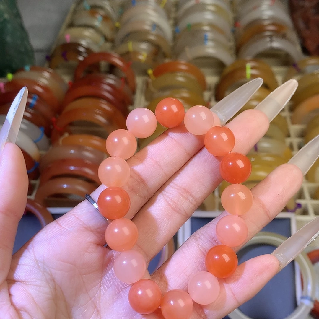 石英质玉（黄龙玉）未镶嵌手链