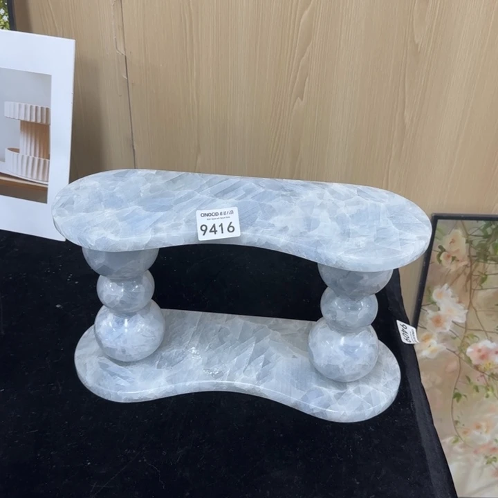 闻***y9416蓝水晶中古置物架福利不退换