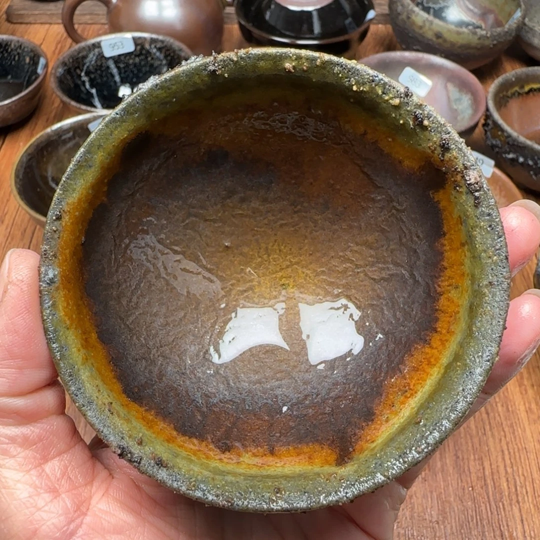 柴烧建盏茶盏茶杯151