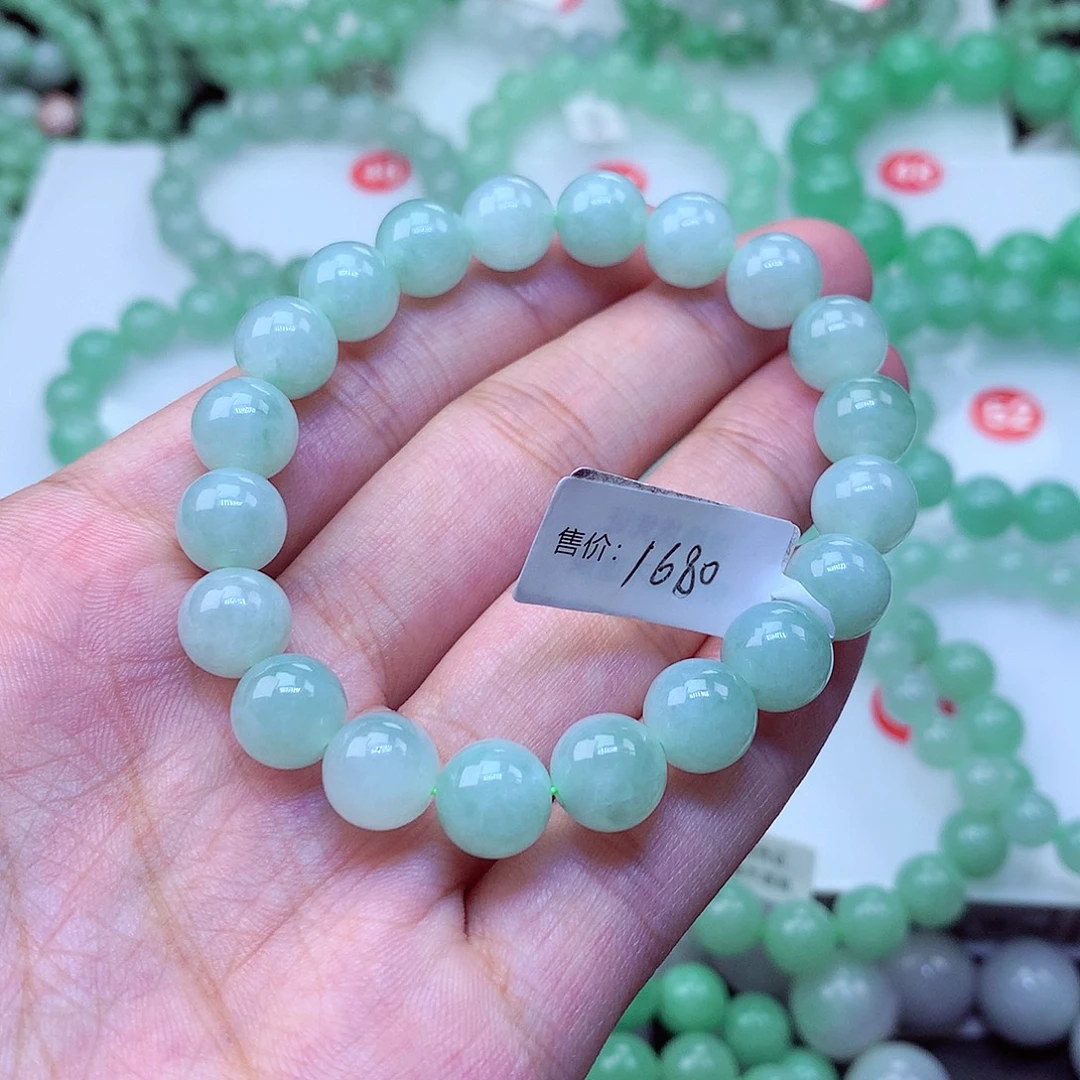 翡翠未镶嵌毛衣链