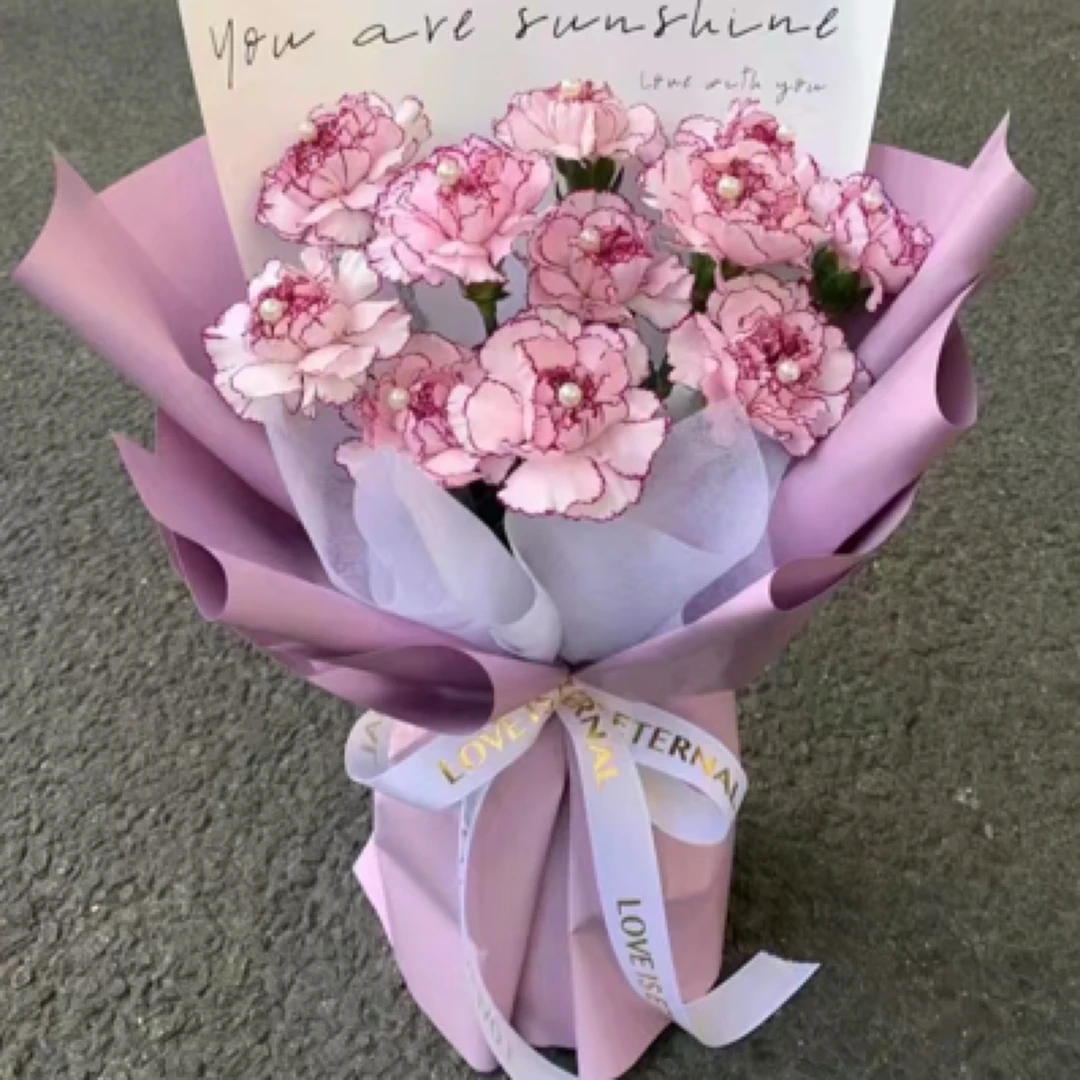 【紫精灵】11朵紫精灵韩式花束节日鲜花送长辈送父母同城配送