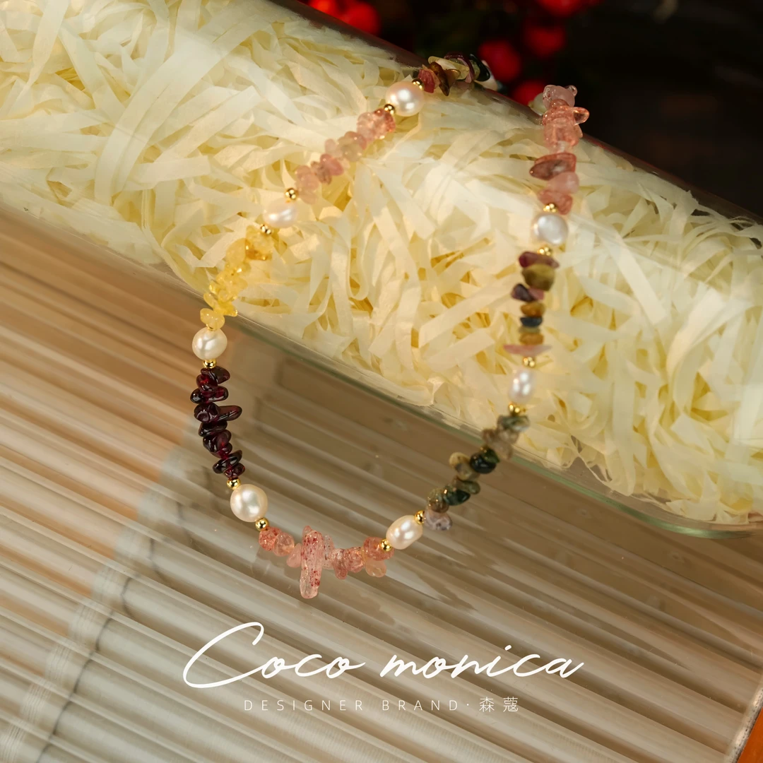 【小霞珠宝】项链手工气质轻奢时尚百搭复古法式中古WE18