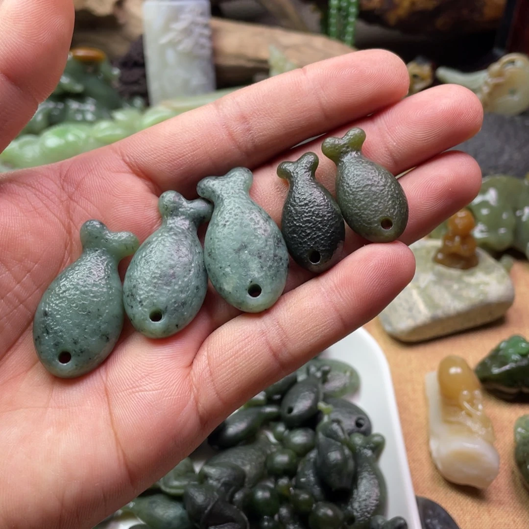 和田玉未镶嵌颈饰多样性发货拍一发一