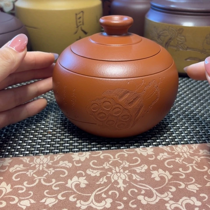 紫砂茶叶罐中高端紫砂茶叶罐