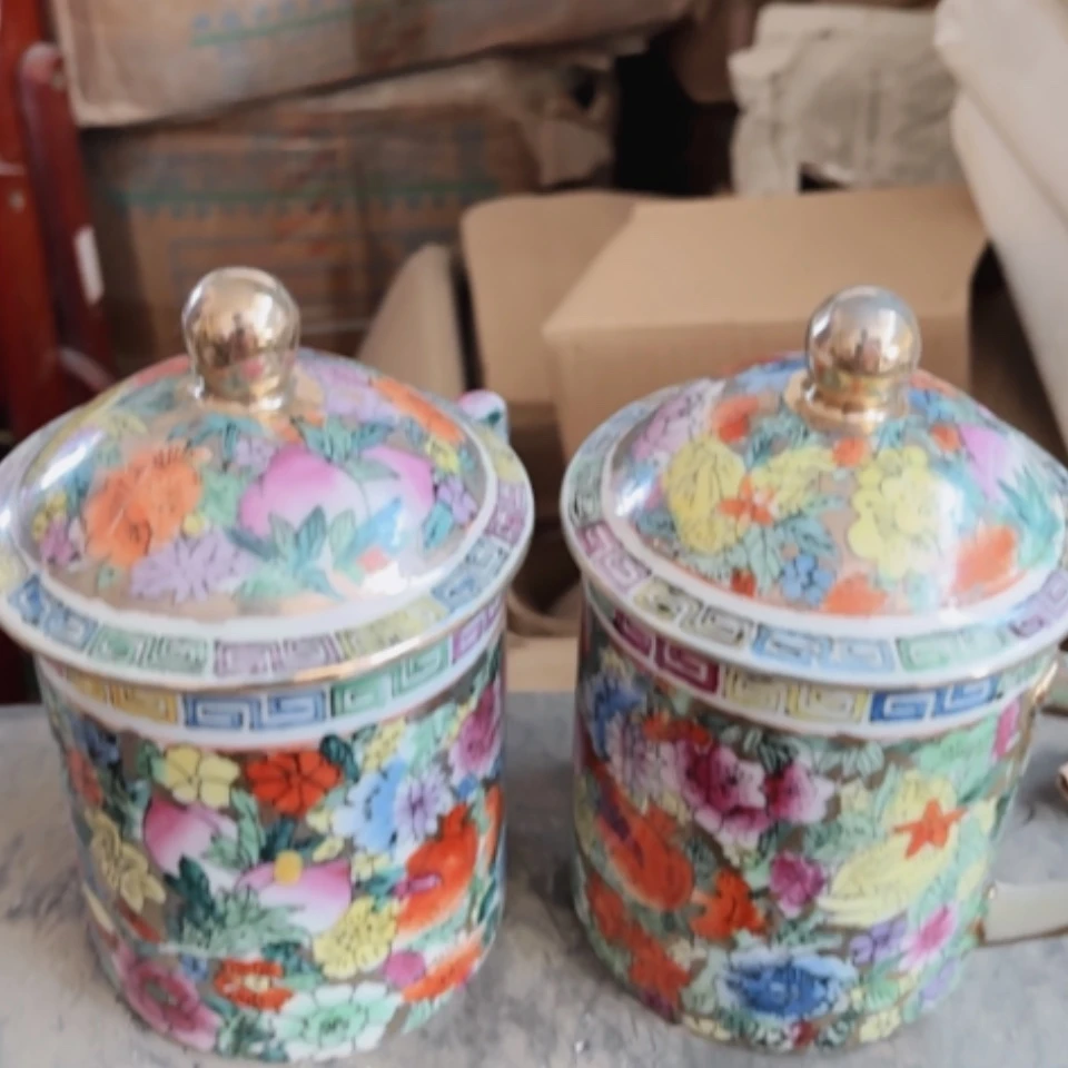 【闪购商品】紫砂茶盘金地办公杯2个