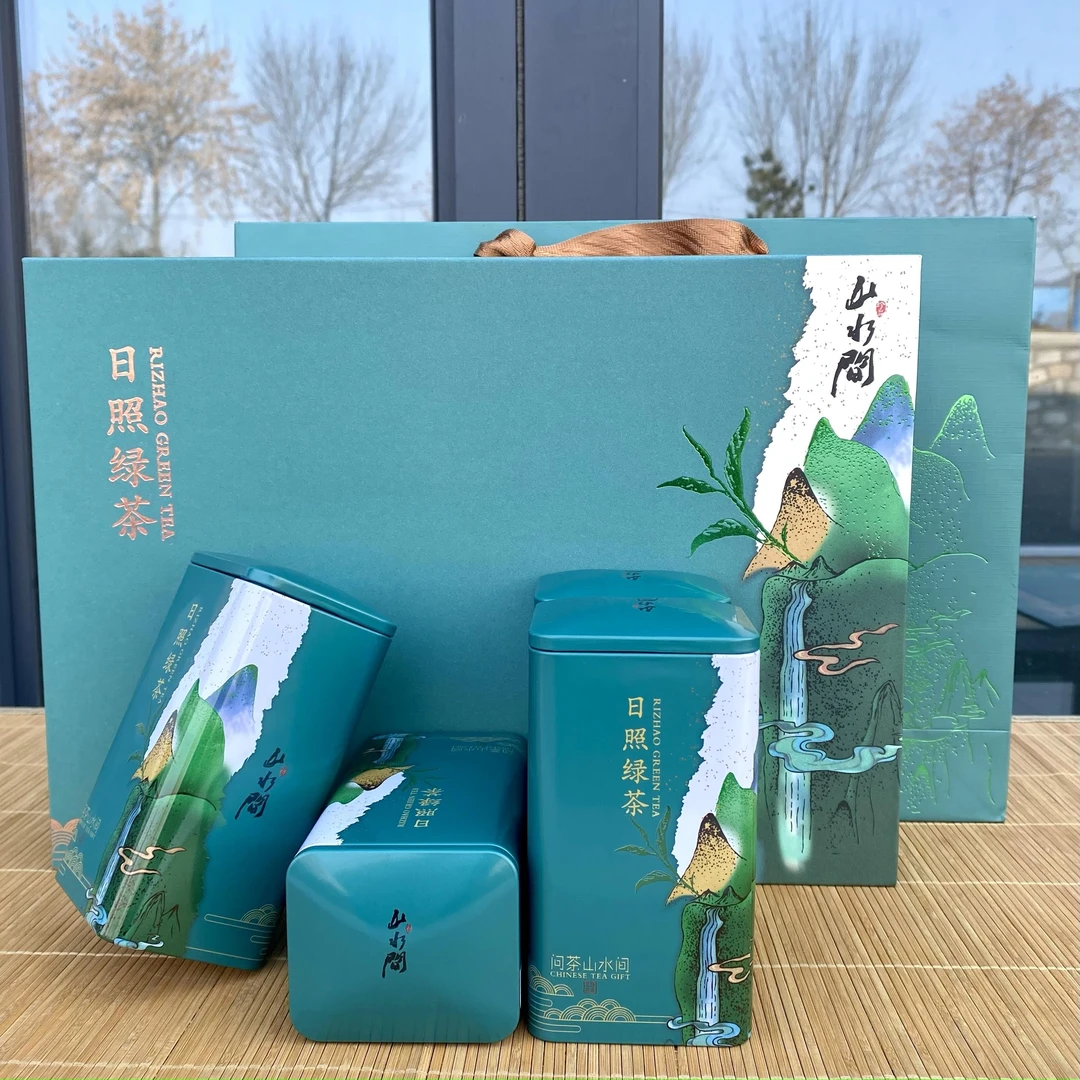 【两提礼盒装】巨茗日照绿茶浓香豆香板栗香新茶茶礼