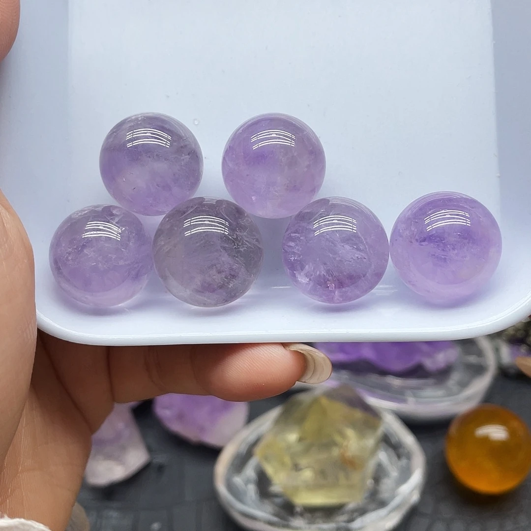 珠宝半成品水晶未镶嵌76紫水晶