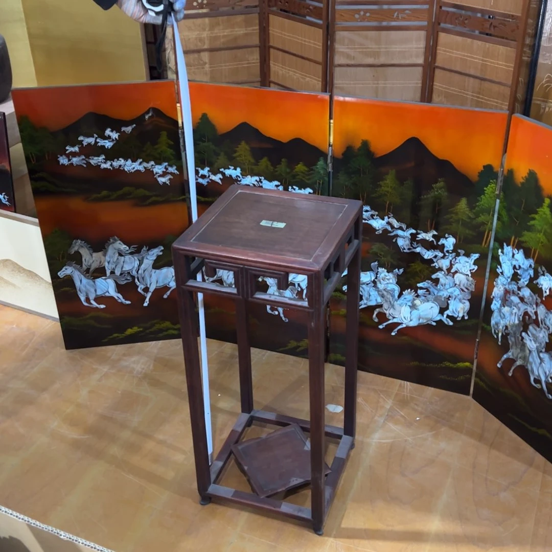 绘画林***0屏风框画茶空间设计