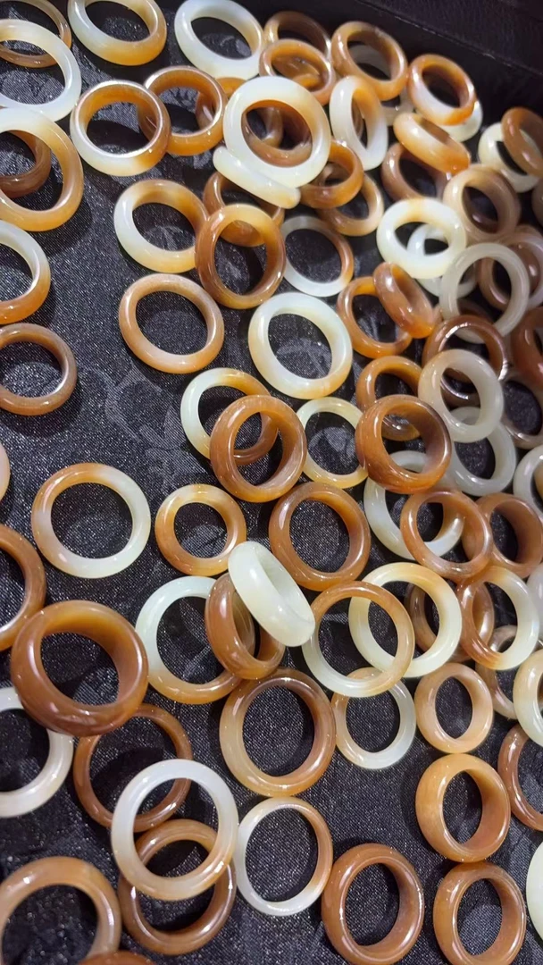 和田玉戒指【小北质检】ZJSY01XZ69多样性发一