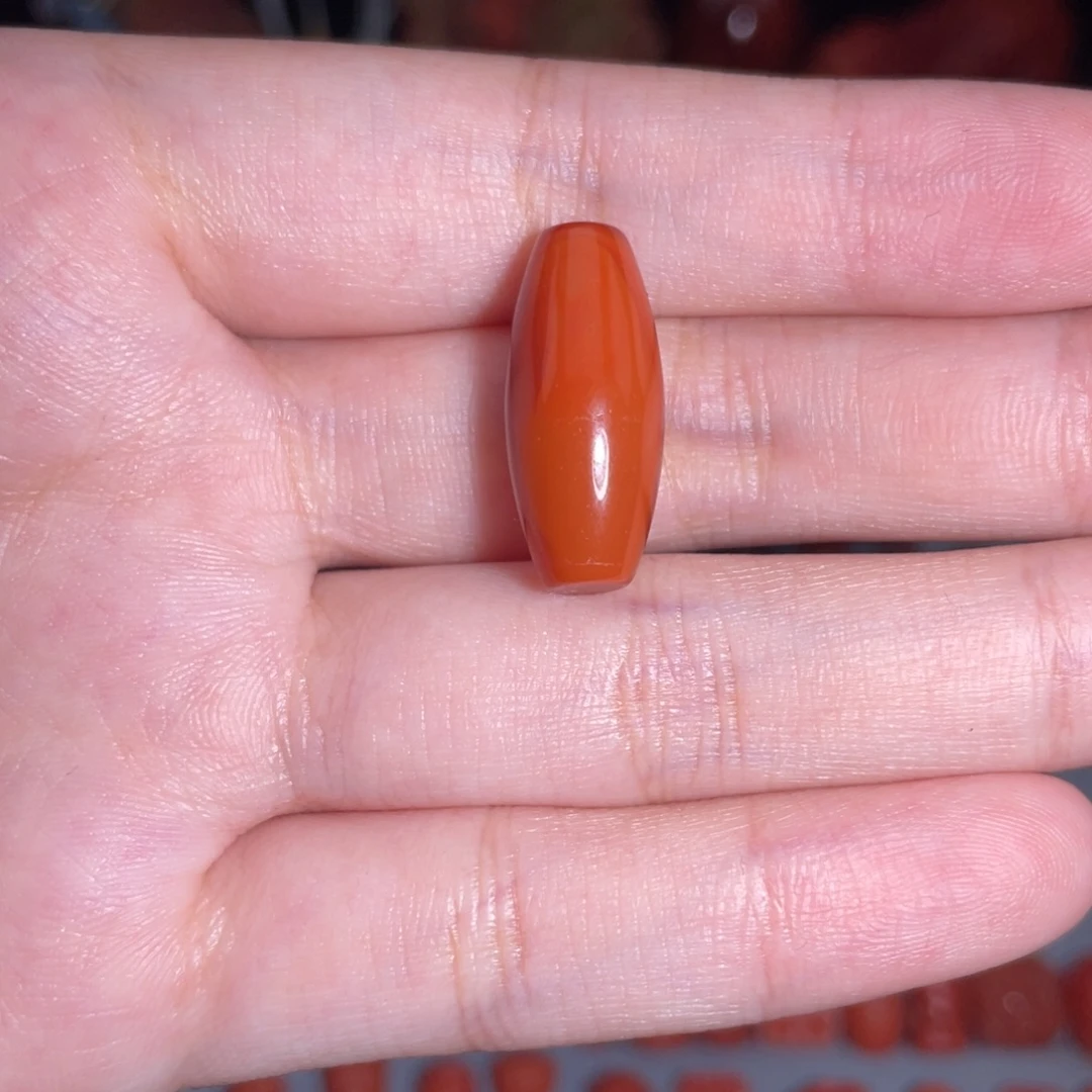 未镶嵌瓦西桶珠9mm+南红玛瑙