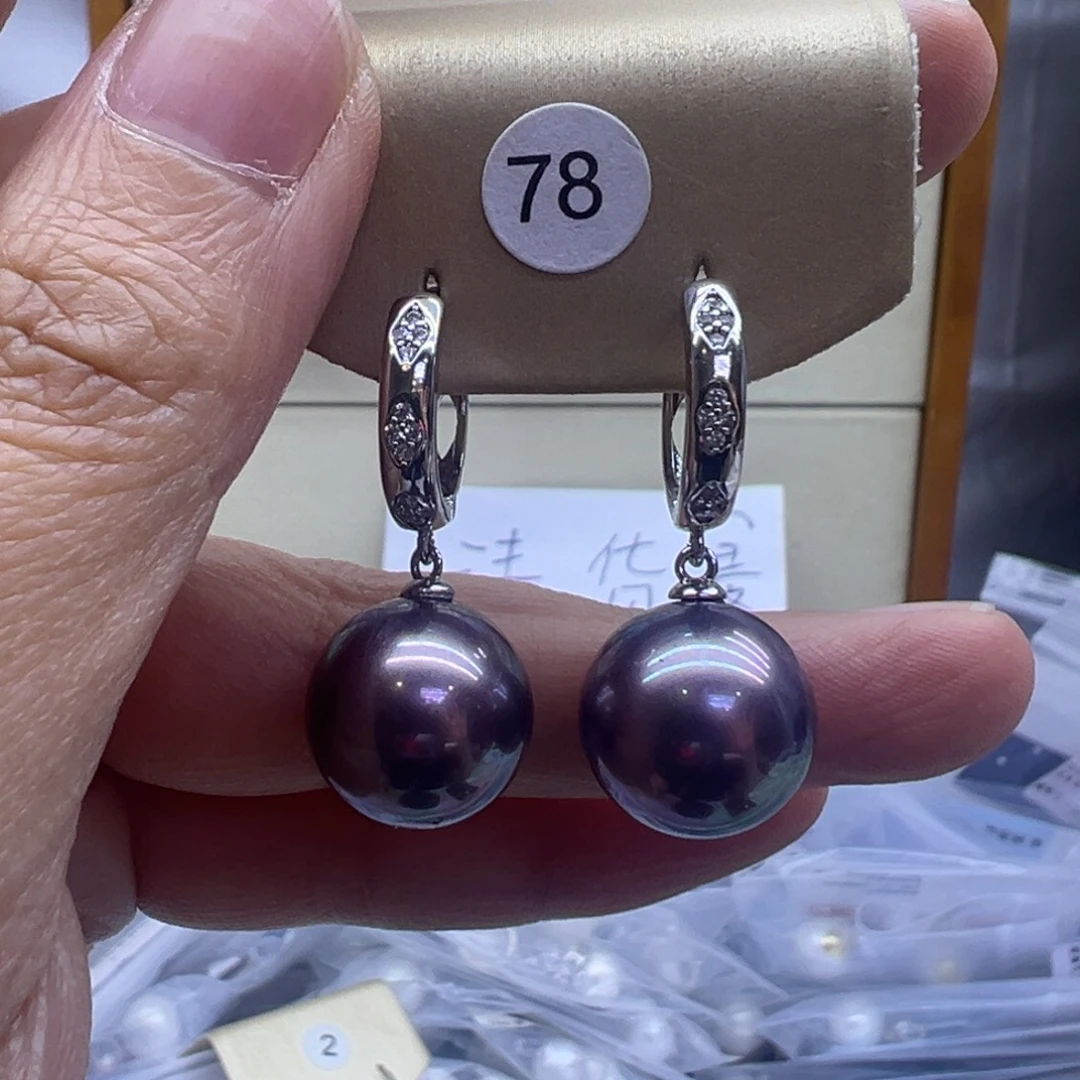 未镶嵌淡水珍珠耳饰