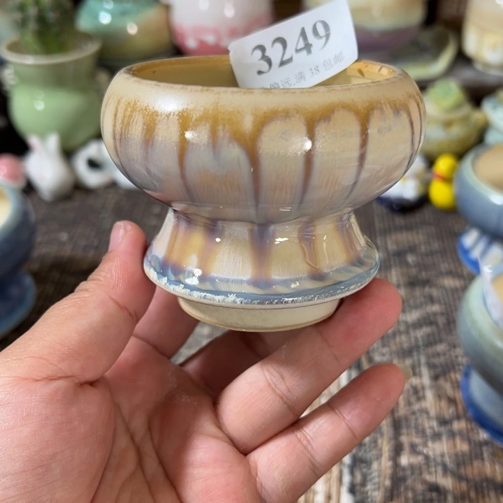 口6 手工花盆满30包邮