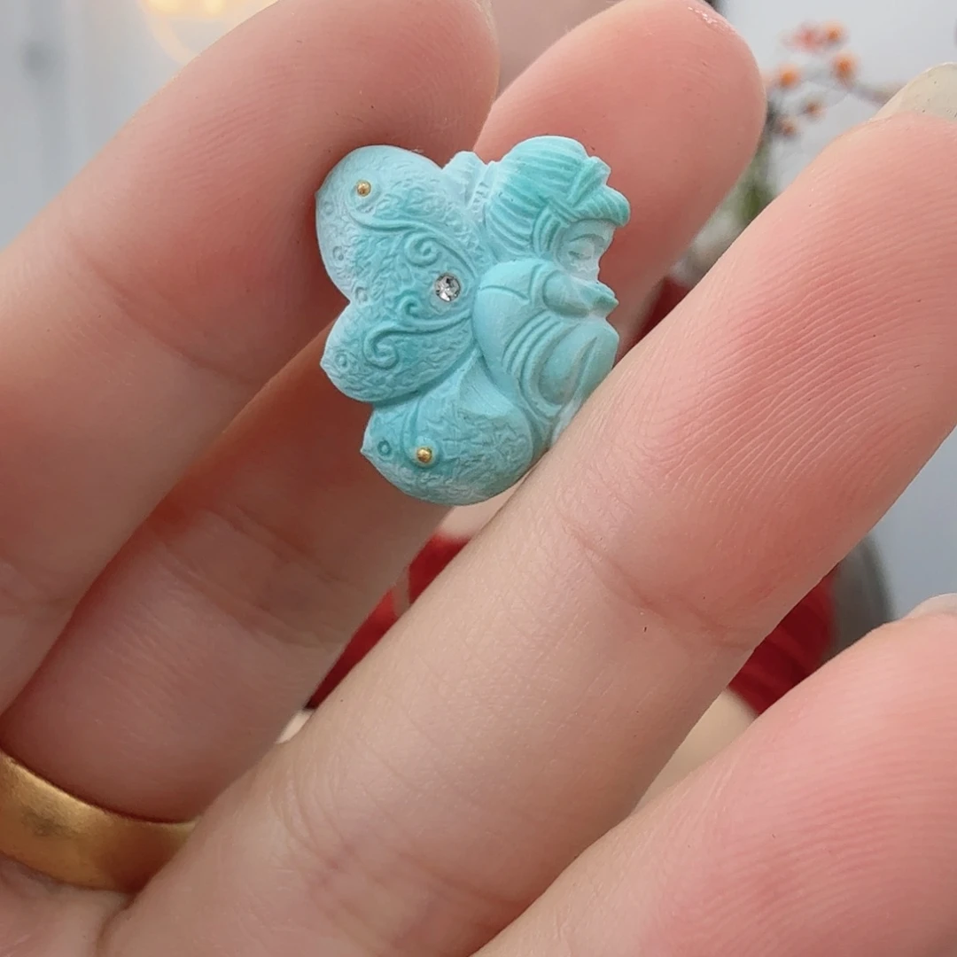 绿松石未镶嵌珠宝半成品