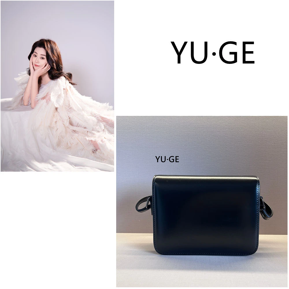 X118 DF手工打造真皮女士新款包 A10134-1豆腐凯黑色
