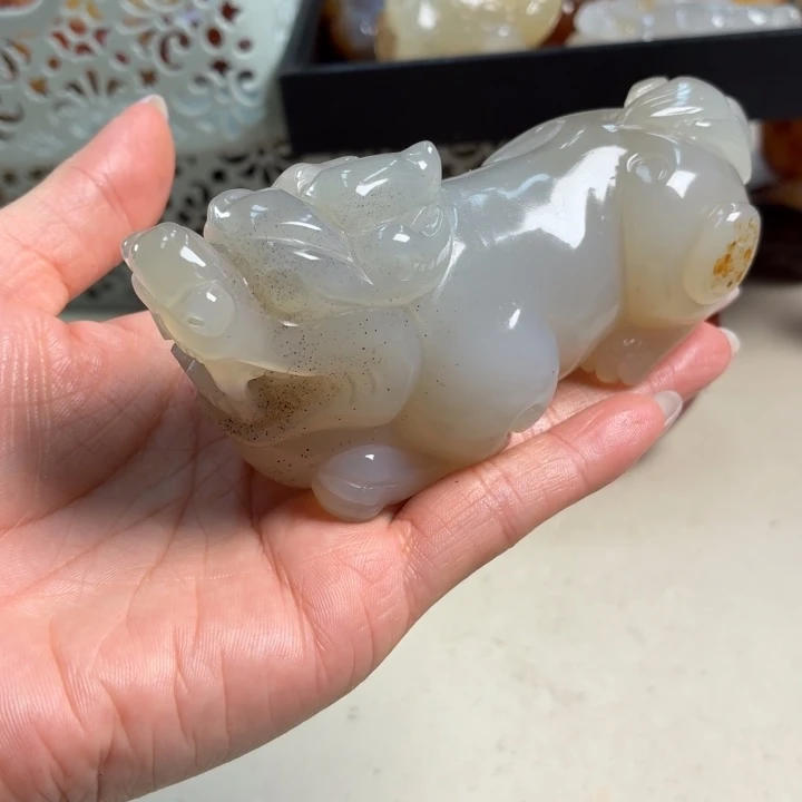 玛瑙/玉髓未镶嵌吊坠(不含链)