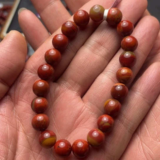 风***画南红玛瑙未镶嵌手串9