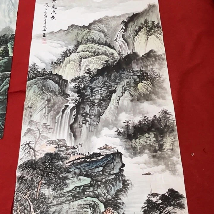 国画国画作品多次入