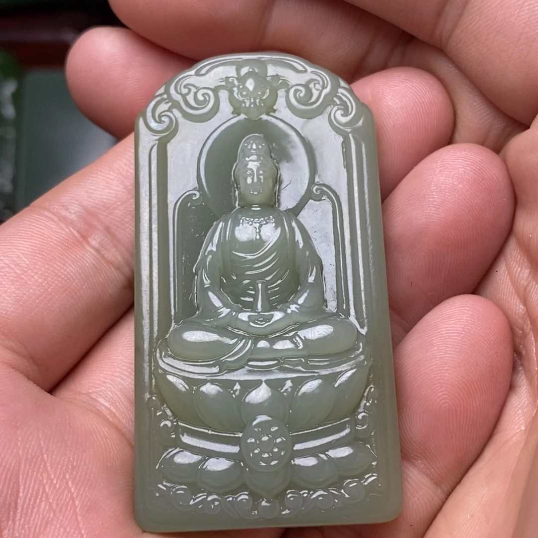 未镶嵌和田玉（碧玉）挂件