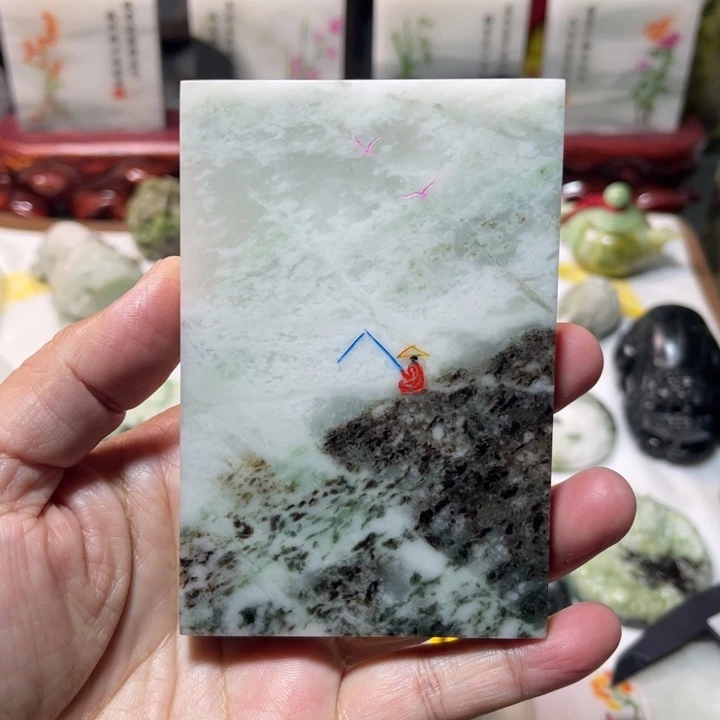 独山玉未镶嵌颈饰雅摆