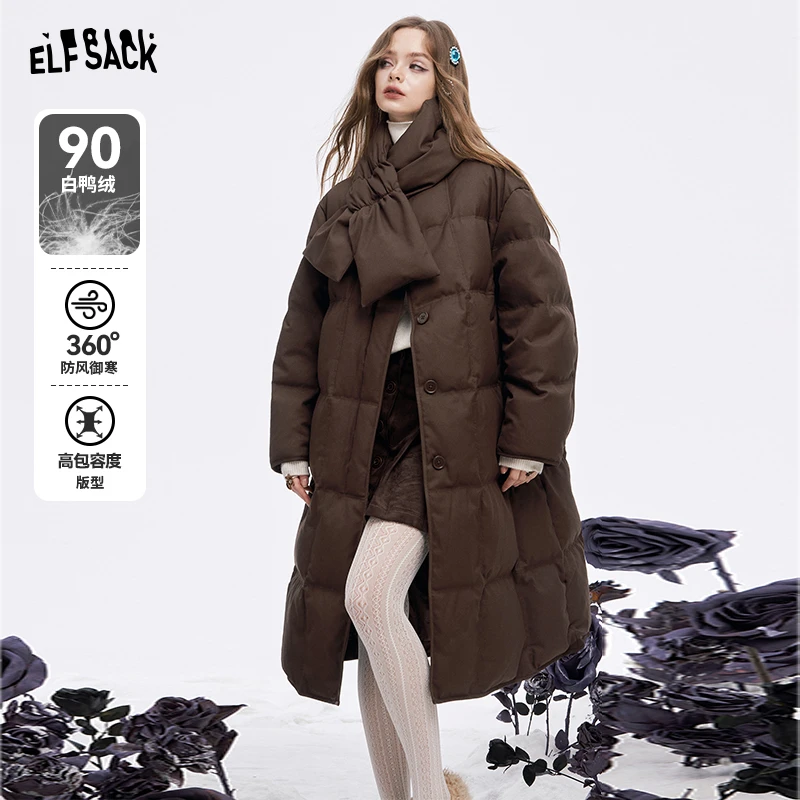 【臻臻专属】妖精的口袋【送围巾】复古羽绒服女冬新款保暖