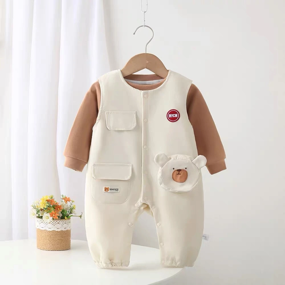 男宝宝秋季衣服两件套2025款洋气婴幼儿童背带裤T恤连体服套装