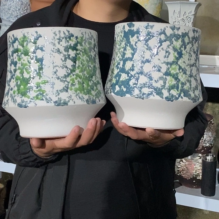 紫砂花盆口18高21福利