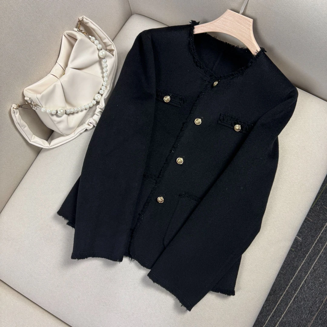 短款女高级感双面呢外套