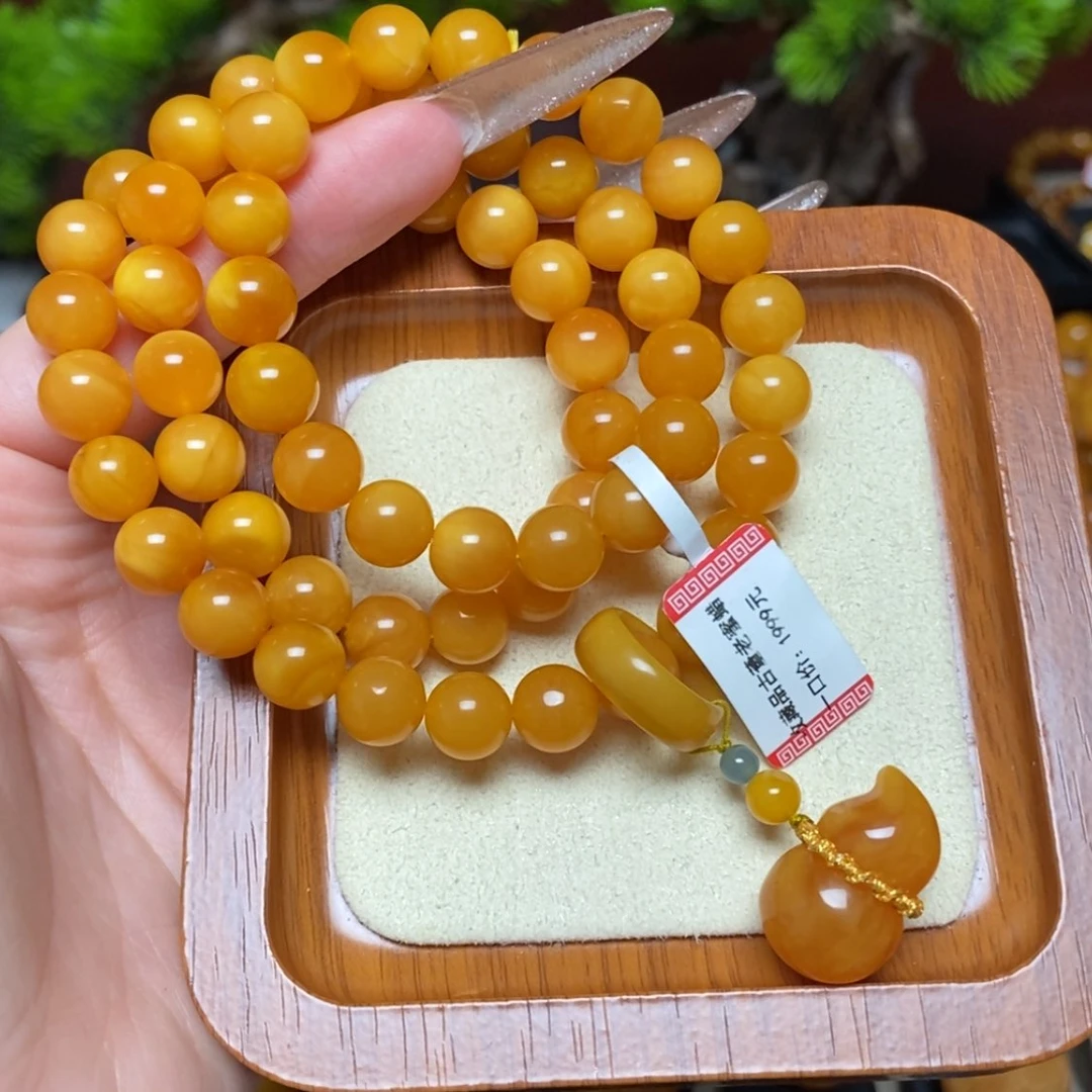 【闪购商品】未镶嵌蜜蜡手链手串