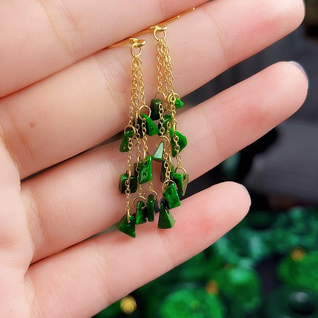 颈饰银S925镶嵌翡翠多样性