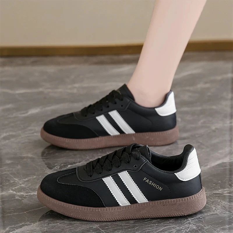 女秋冬百搭时尚舒适厚底德迅鞋小白鞋板鞋HB10