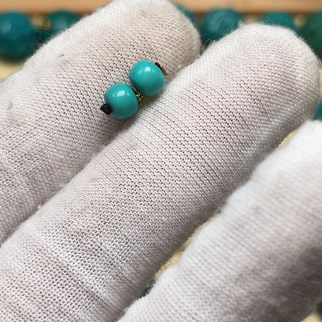 绿松石未镶嵌珠宝奇石179 /5.5mm