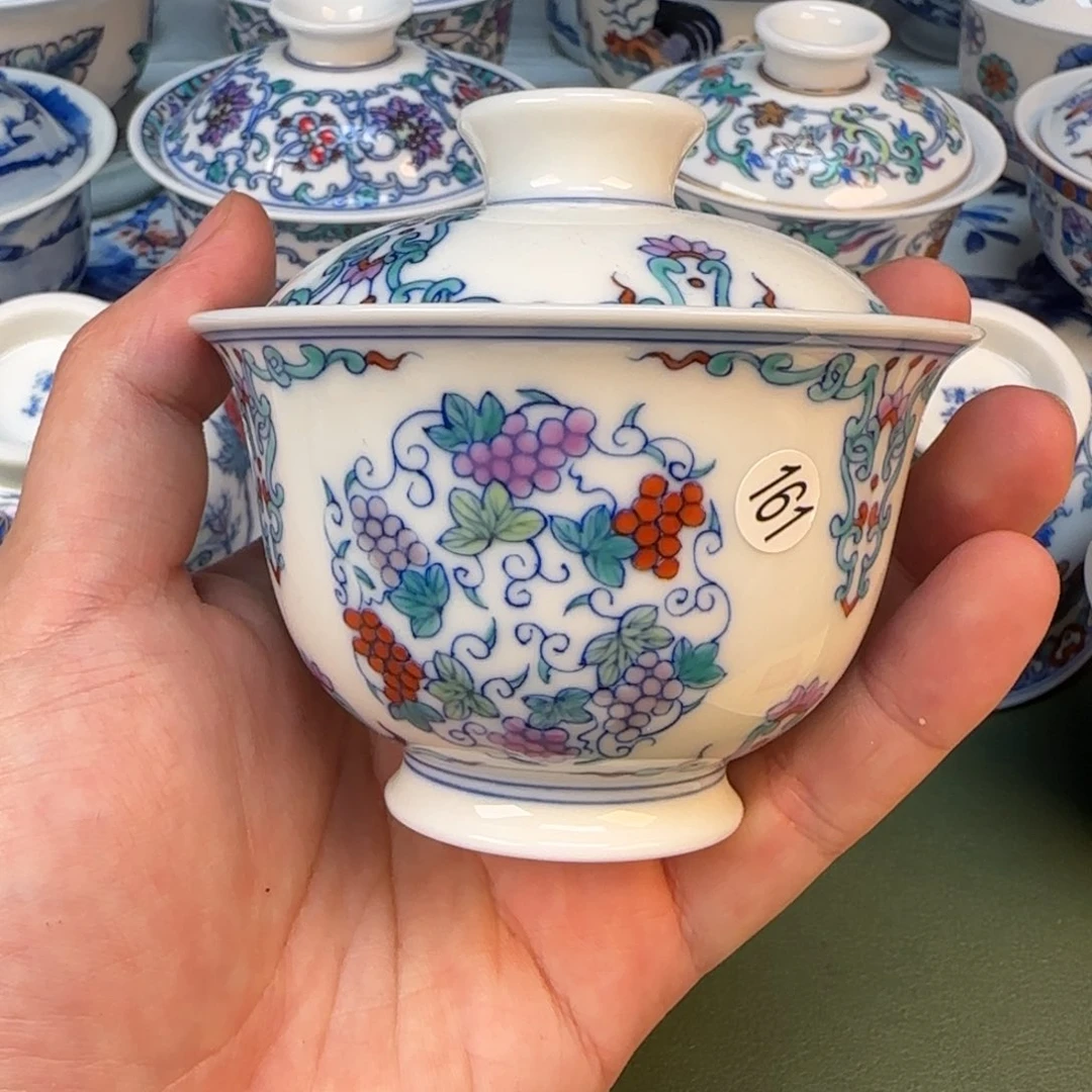 彦祖纯手工手绘茶具161