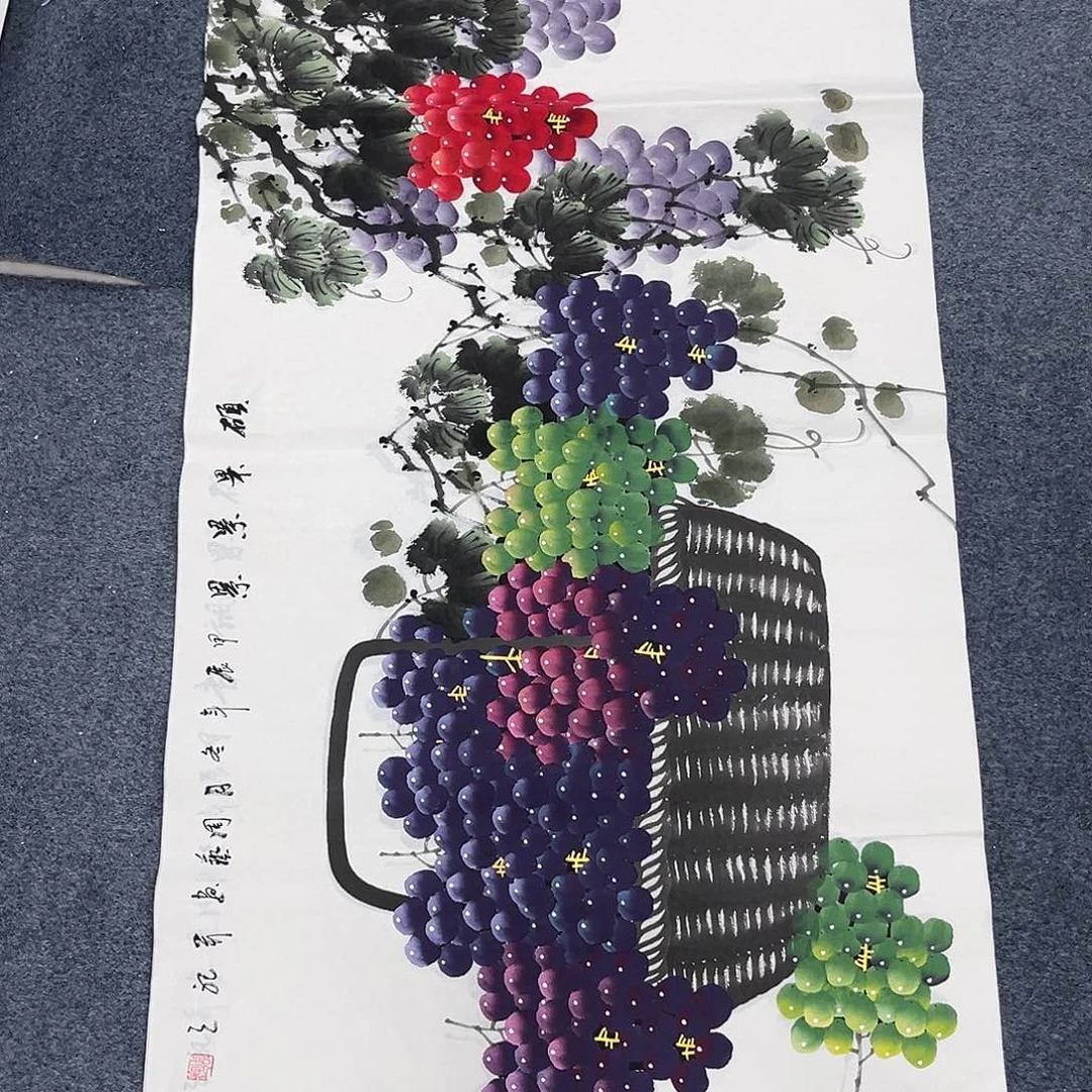 国画宣纸国画纯手绘作品