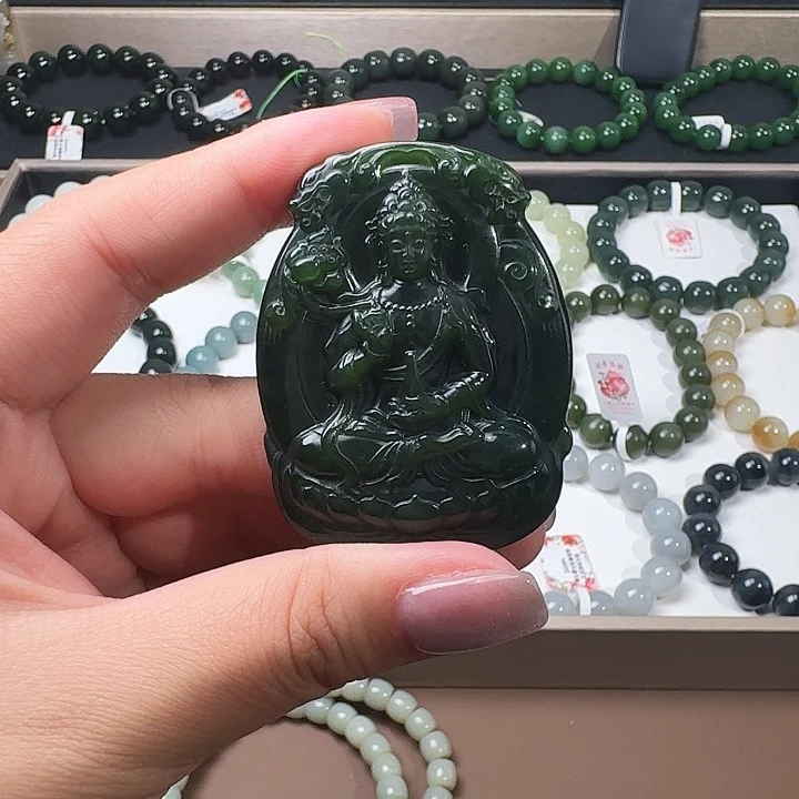 未镶嵌手链和田玉（碧玉）