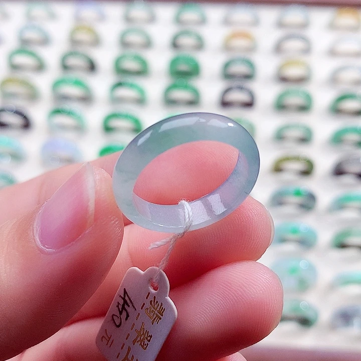 翡翠未镶嵌戒指18号