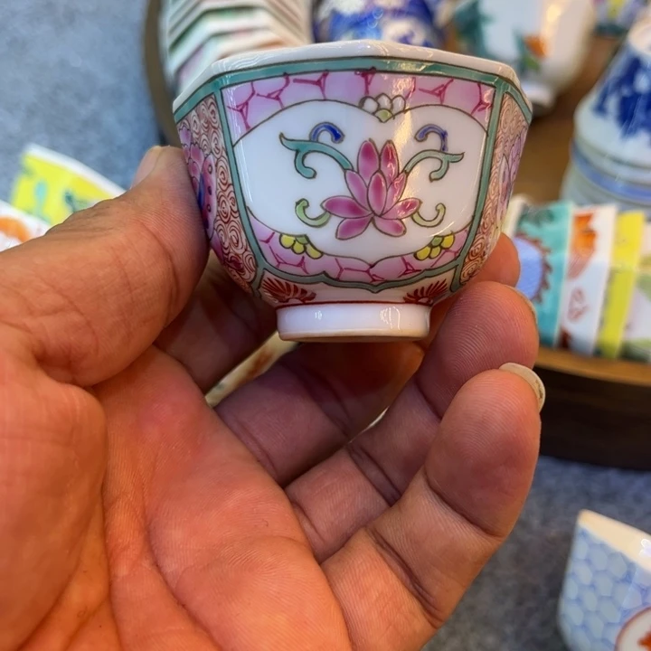 *****纯手绘精品盖碗杯