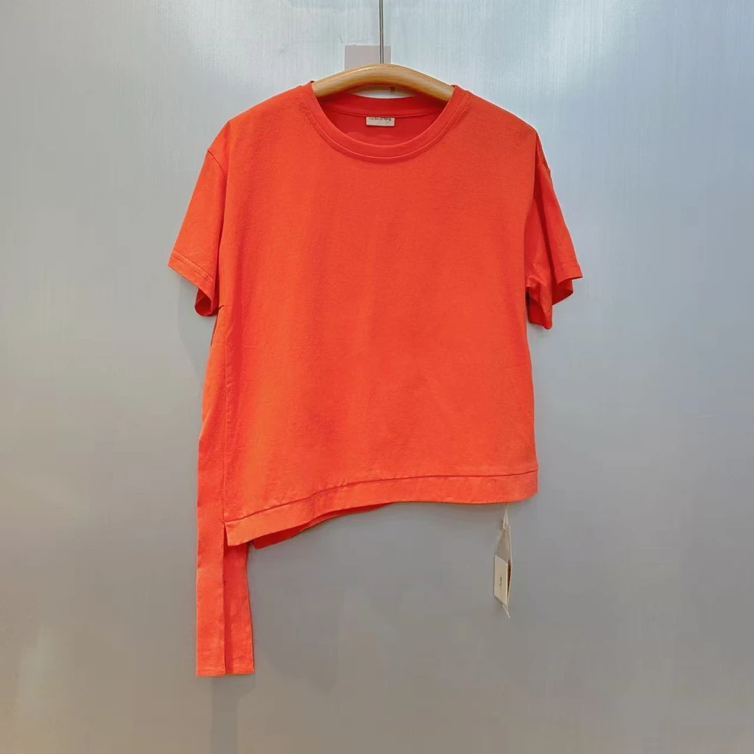 不腻【橘影】夏季男女童个性款短袖T恤YE211033