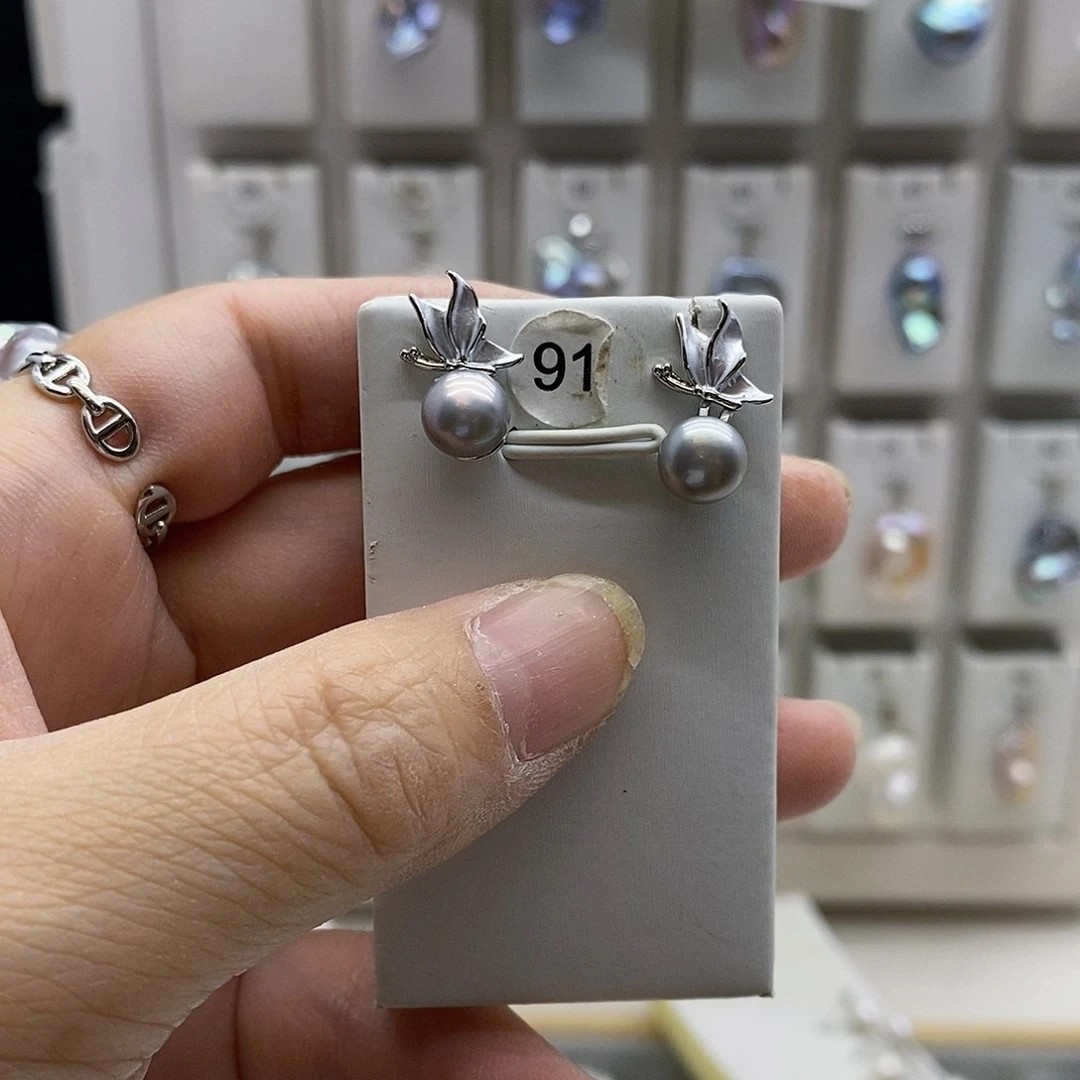 颈饰合金淡水珍珠