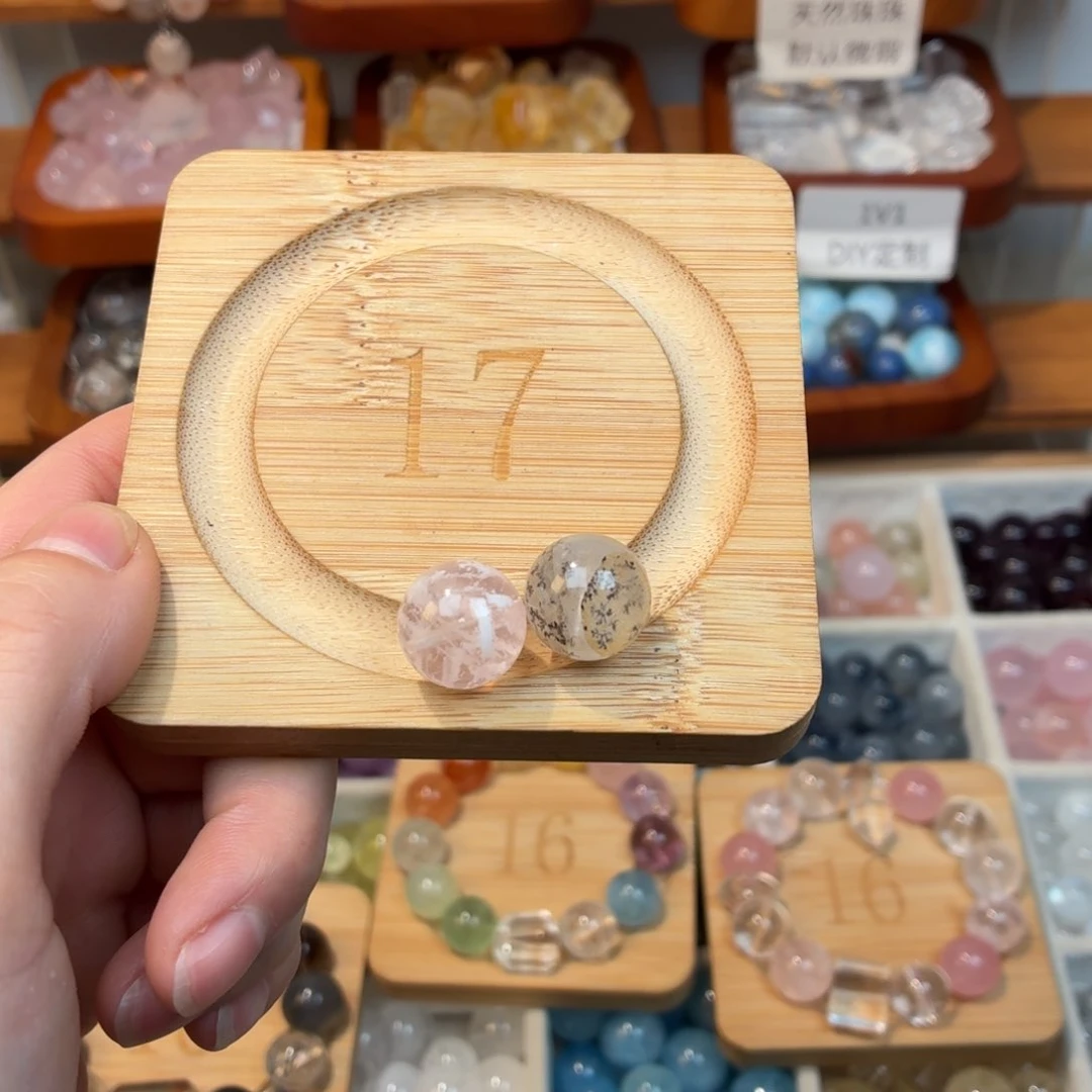 ****隐紫晶珠宝半成品银S925镶嵌