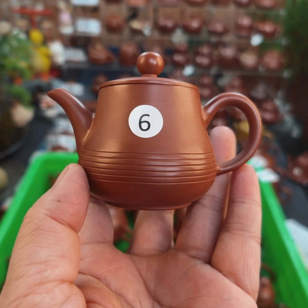 茶壶紫砂朱泥茶壶微瑕65