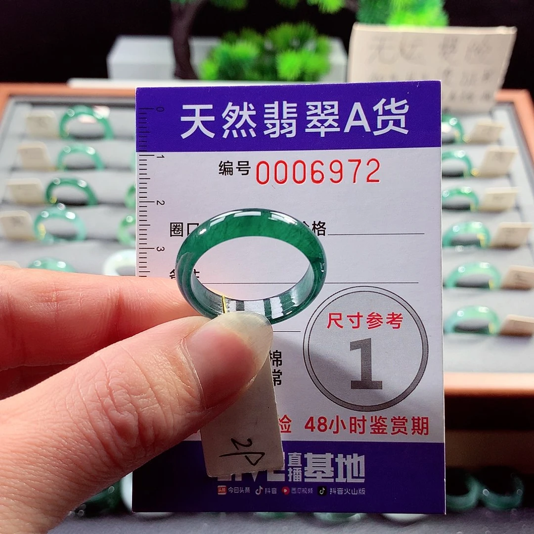 翡翠戒指未镶嵌29号